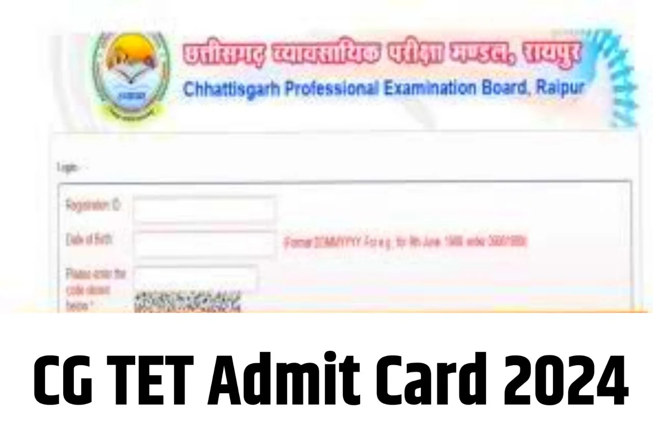 CG TET Admit Card 2024 Download Link at vyapam.cgstate.gov.in Exam Date, Check Paper Pattern