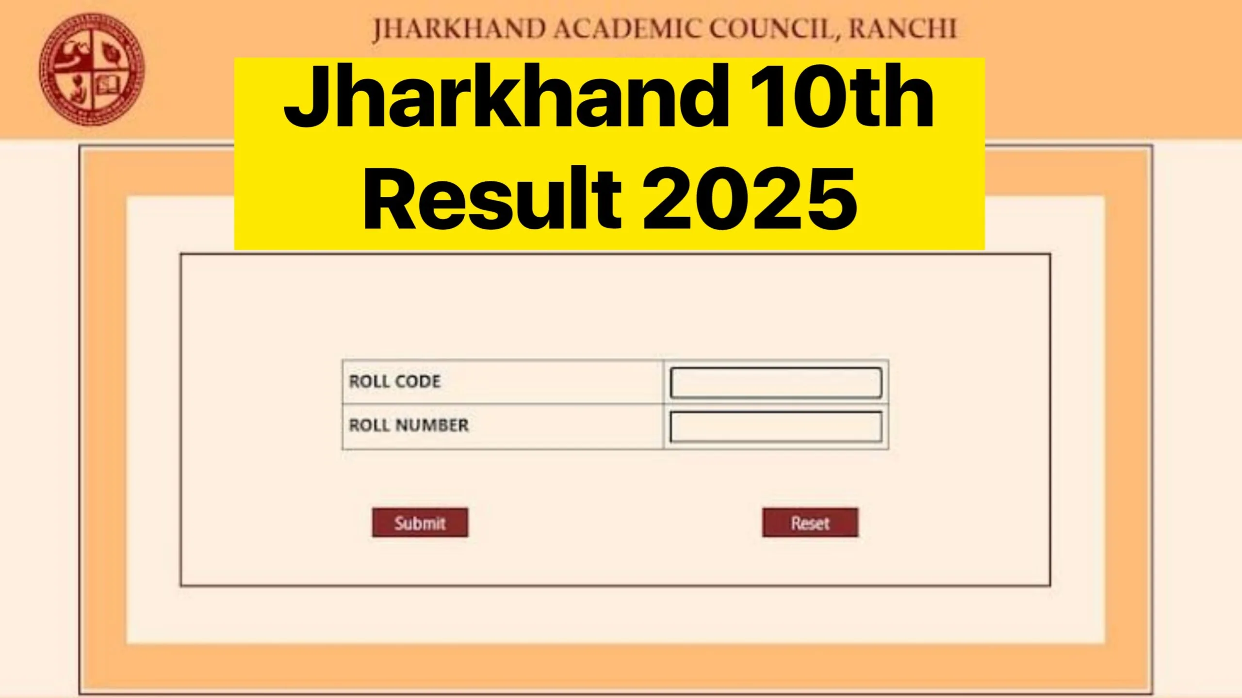 JAC 10th Result 2025 : (लिंक जारी) - Check Jharkhand Board 10th Result 2025 At jacresults.com